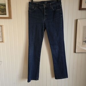 Lauren Ralph Lauren Women's Premier Straight-Leg Jeans in Dark Indigo